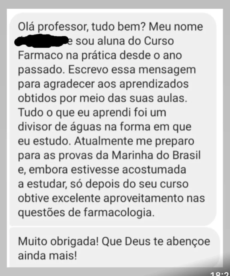 Depoimento de aluno de edição anterior