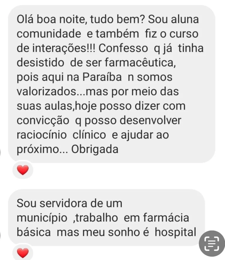Depoimento de aluno de edição anterior